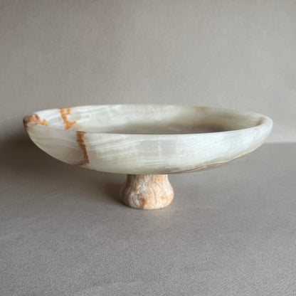 Desert ivory, rust, and blush | SAÉA Centerpiece Pedestal Bowl