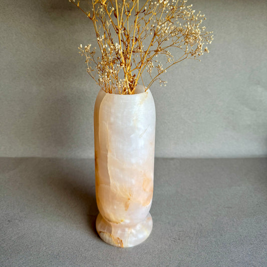 Sienna, sand, and rose gold | SAÉA Origin Vase
