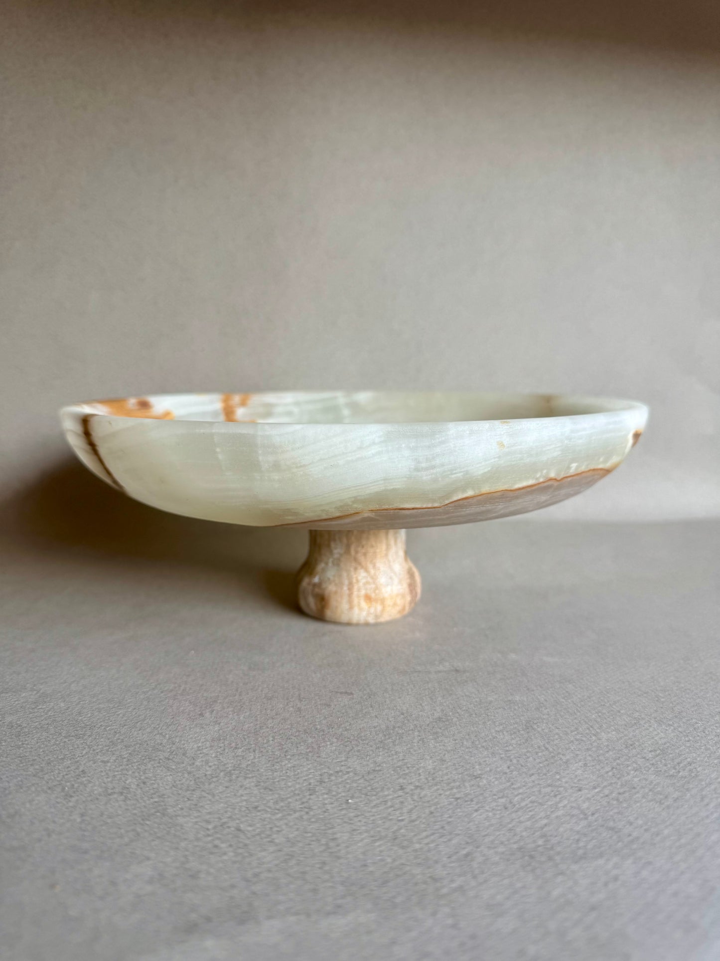 Desert ivory, rust, and blush | SAÉA Centerpiece Pedestal Bowl