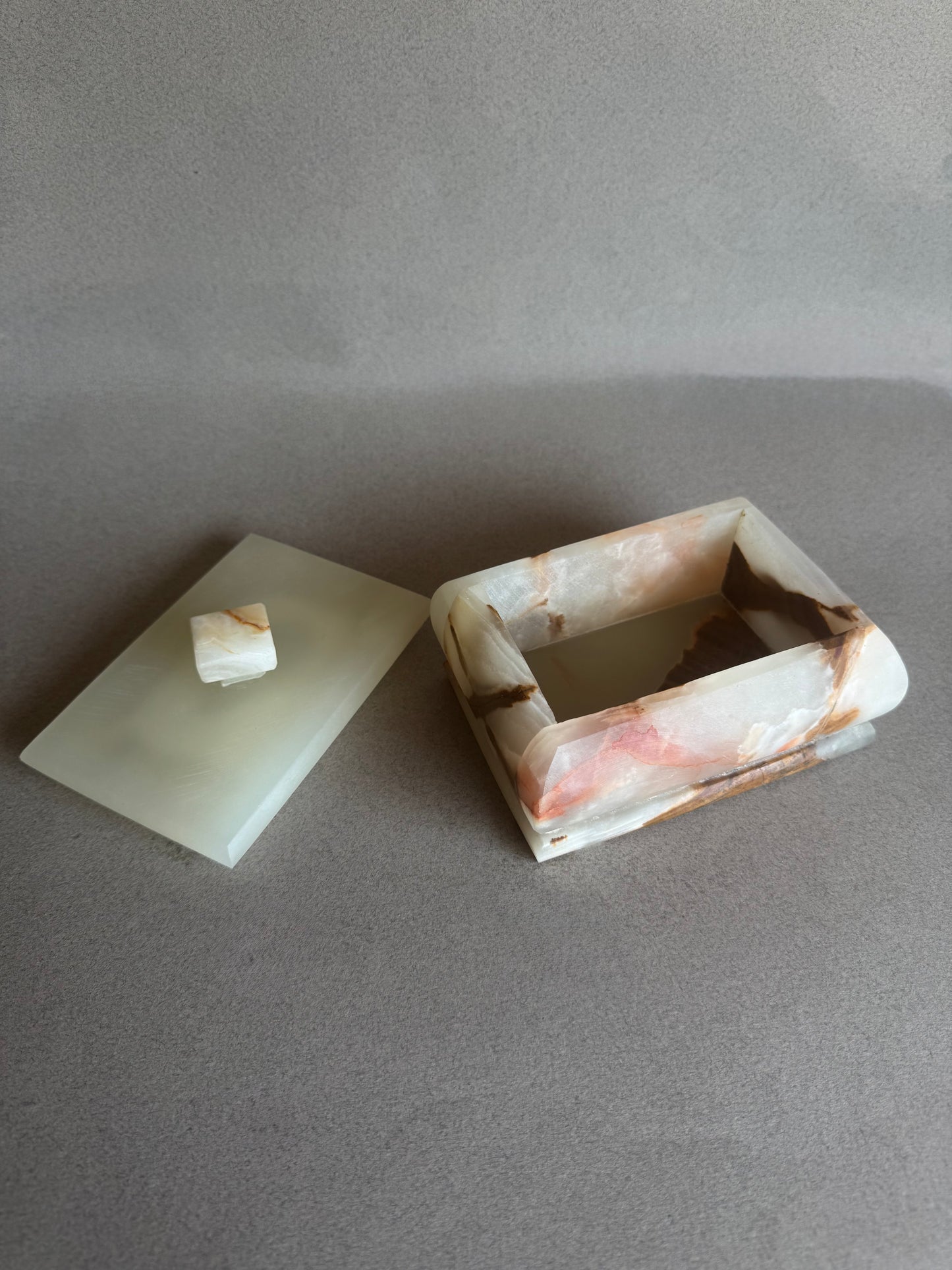 Nude Green & Blush | SAÉA Storage Box with Lid
