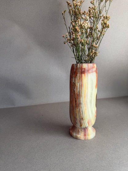 Cream, honey, and warm rust | SAÉA Origin Vase