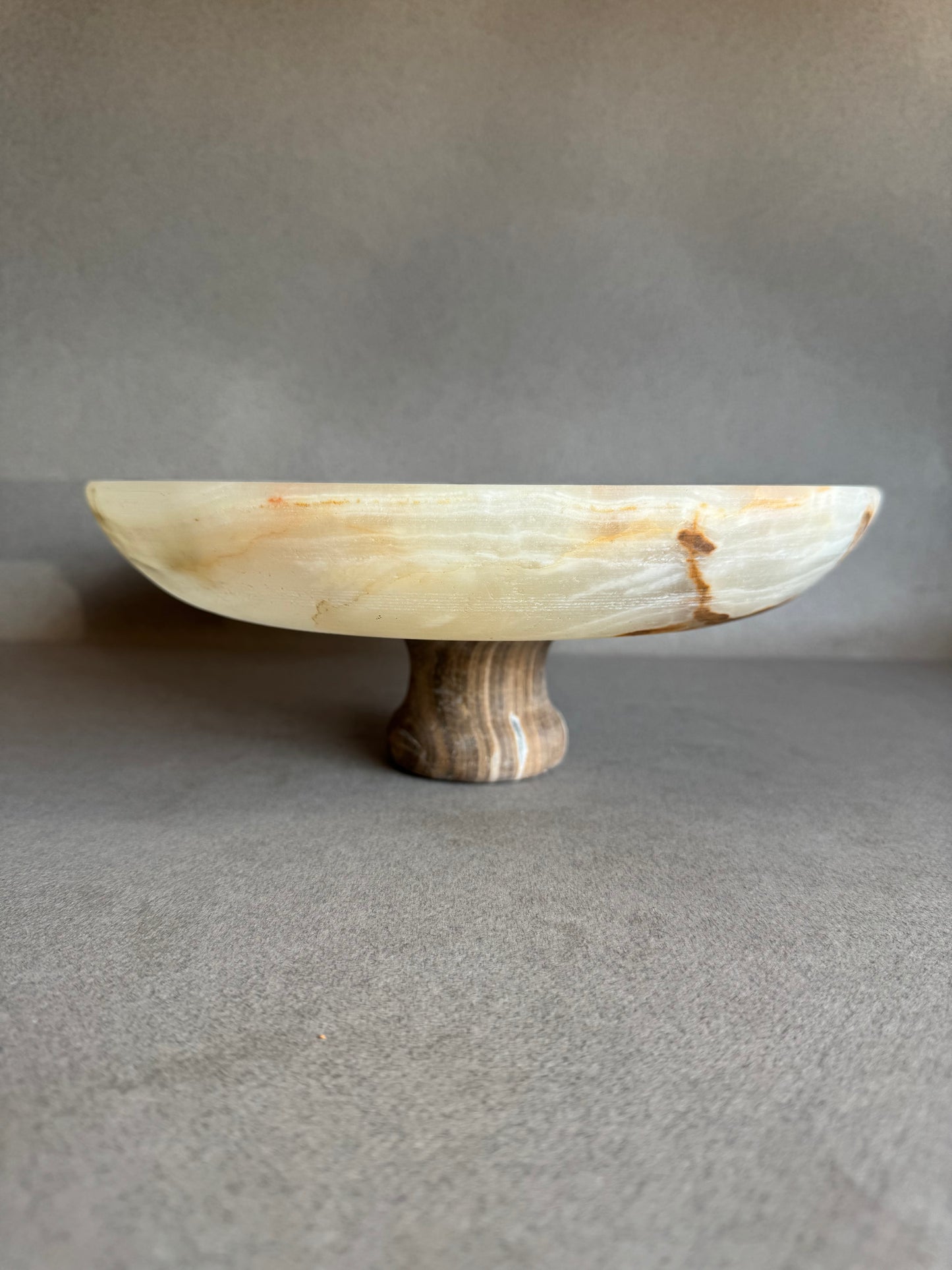 Amber, mocha, and cream | SAÉA Centerpiece Pedestal Bowl