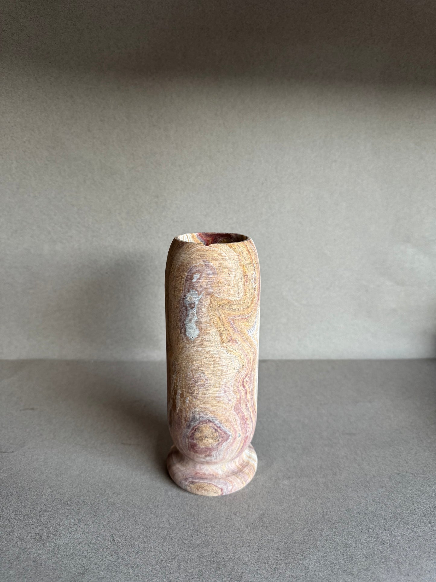 Alabaster, rust, and flame | SAÉA Origin Vase