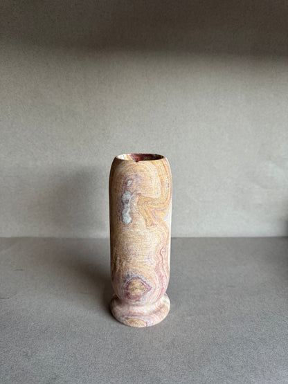 Alabaster, rust, and flame | SAÉA Origin Vase