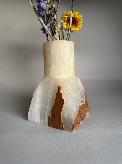 Rust & cream | SAÉA Dune Vase