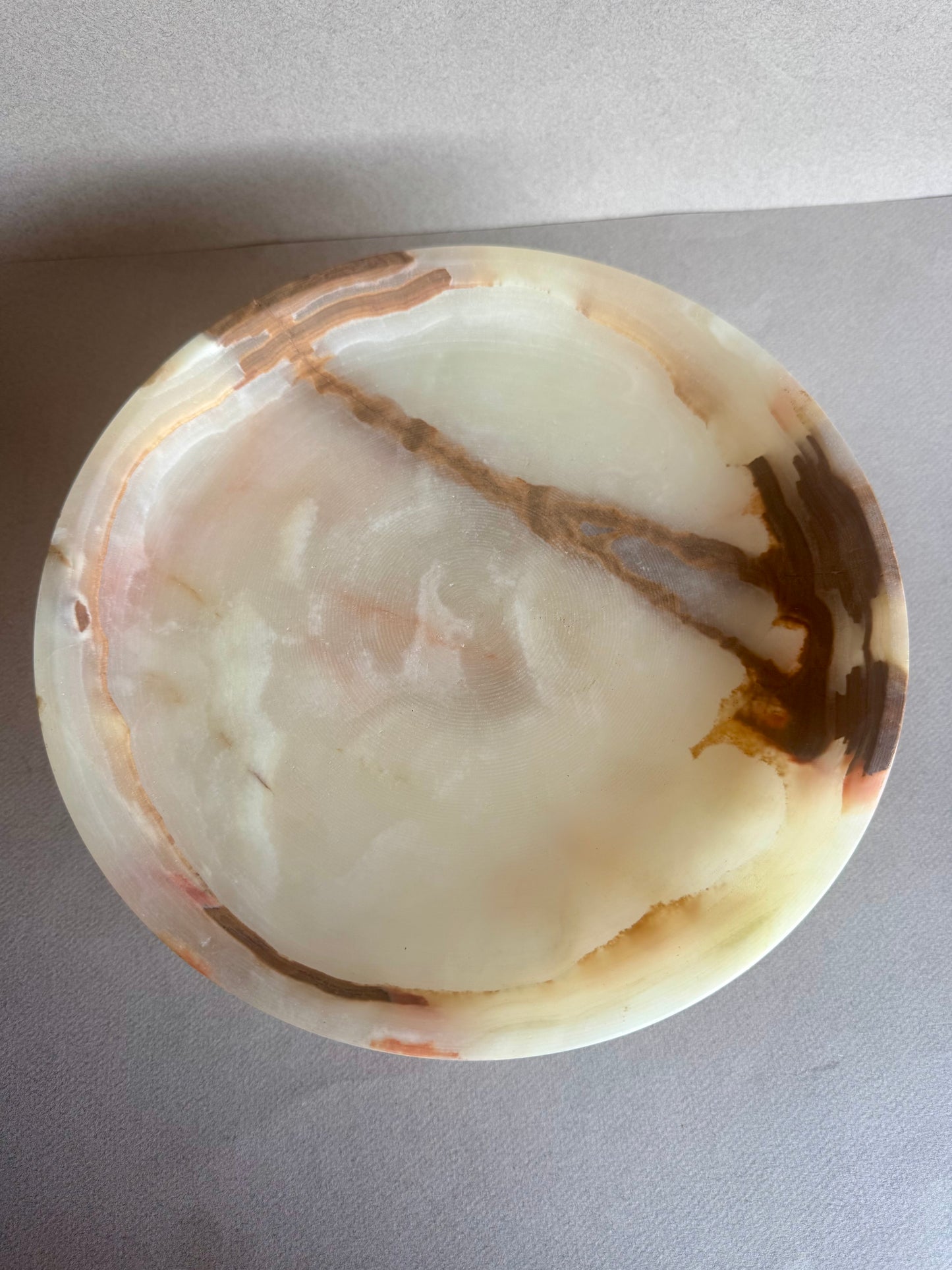 Opal, clay, and sand | SAÉA Centerpiece Pedestal Bowl
