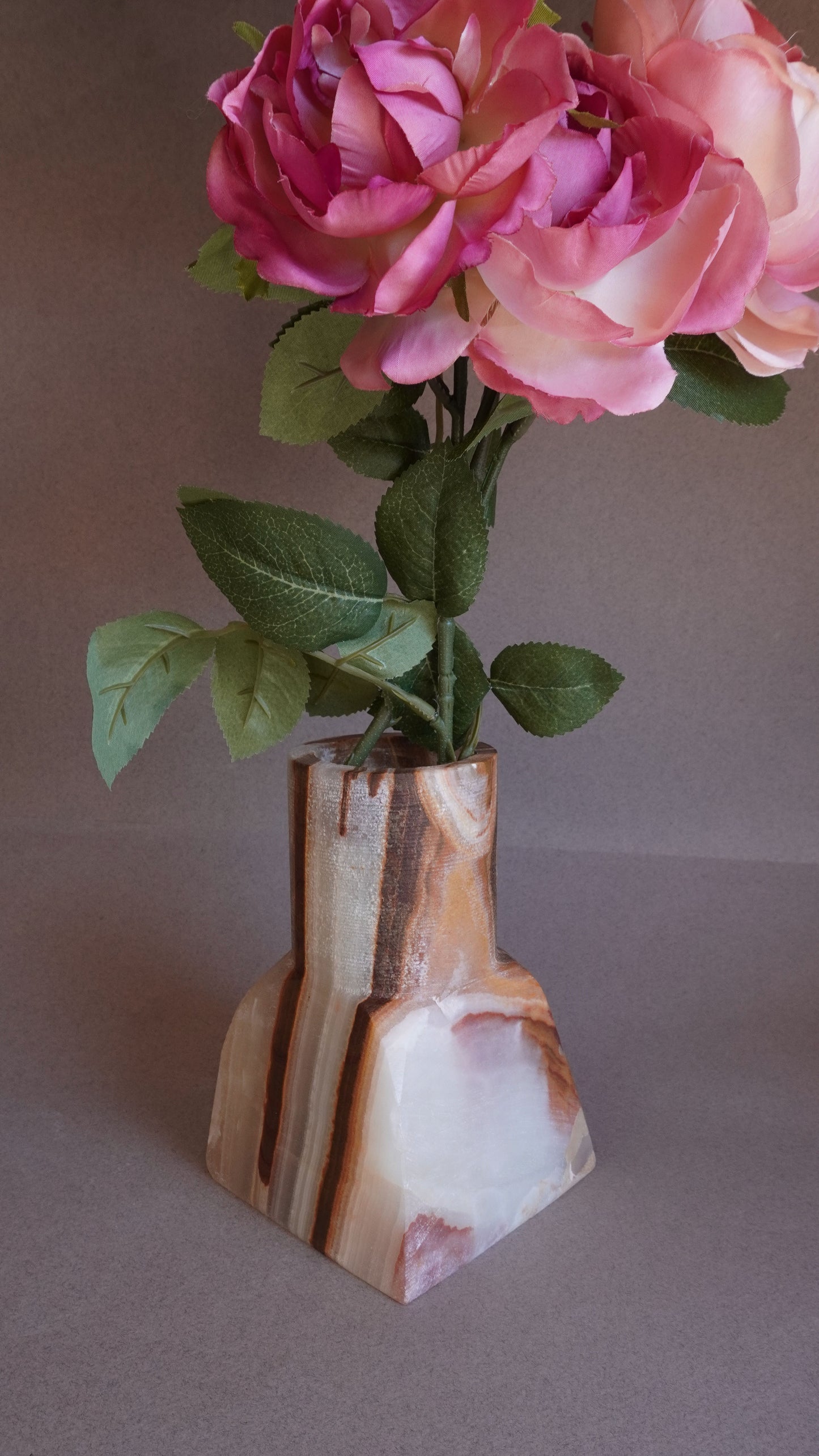 Cream, peach, and clay | SAÉA Dune Vase