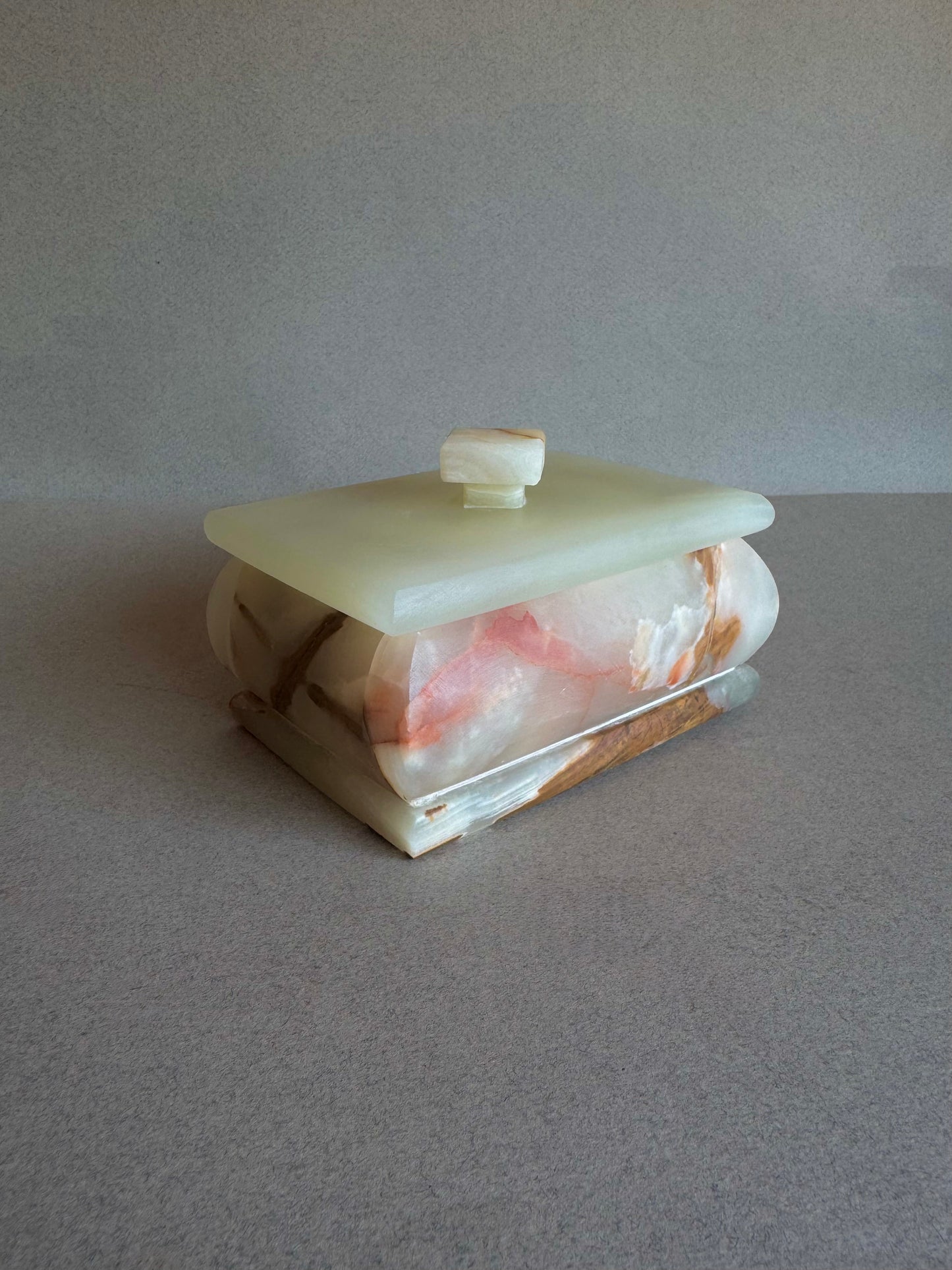 Nude Green & Blush | SAÉA Storage Box with Lid