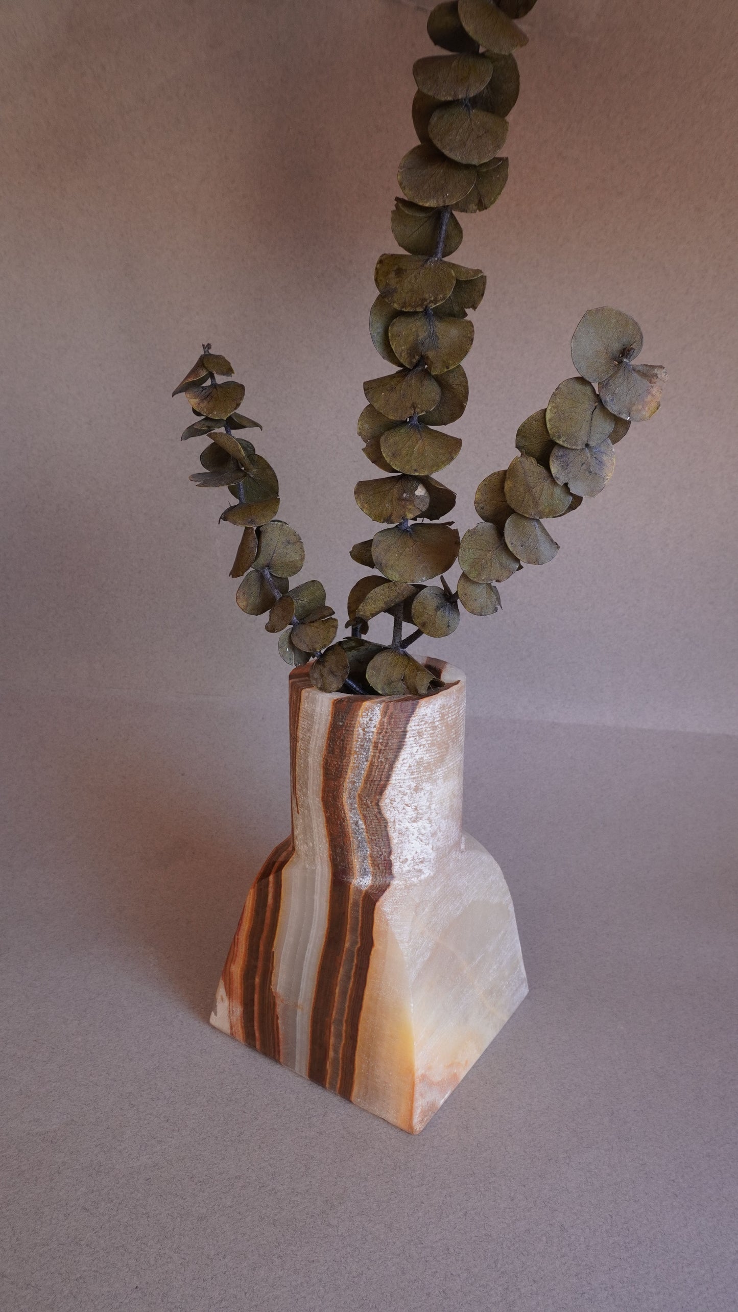 Cream, peach, and clay | SAÉA Dune Vase