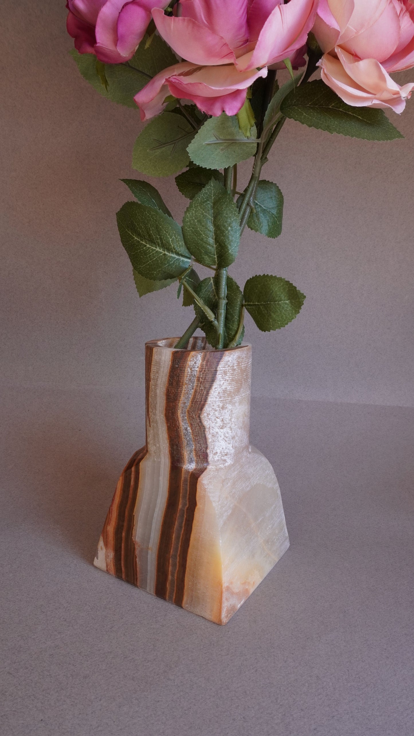 Cream, peach, and clay | SAÉA Dune Vase