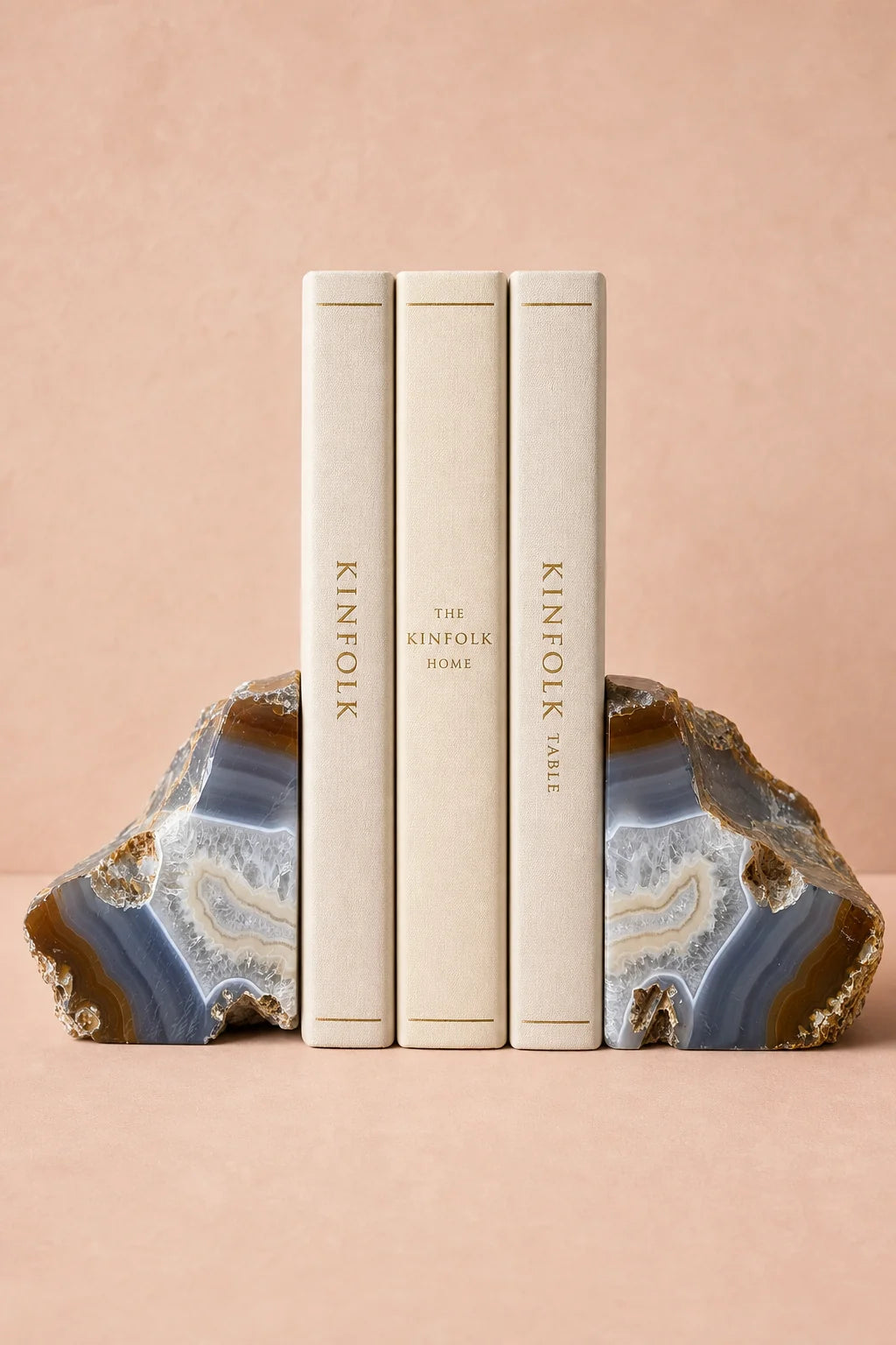 Emberline — SAÉA Agate Bookends (Set of 2), styled in a room