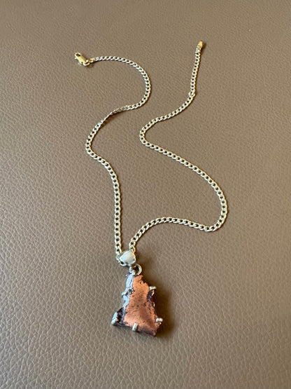 SAÉA Copper Dolomite Curb Link Necklace