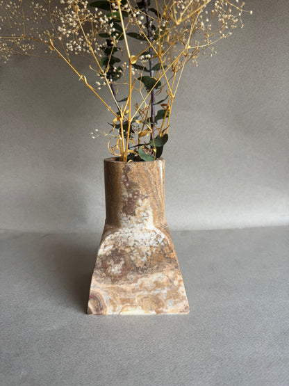 Chocolate, cream, and sand | SAÉA Dune Vase