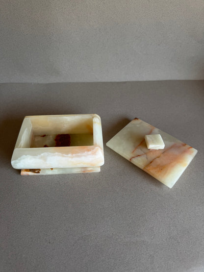 Cream, honey & blush | SAÉA Storage Box with Lid
