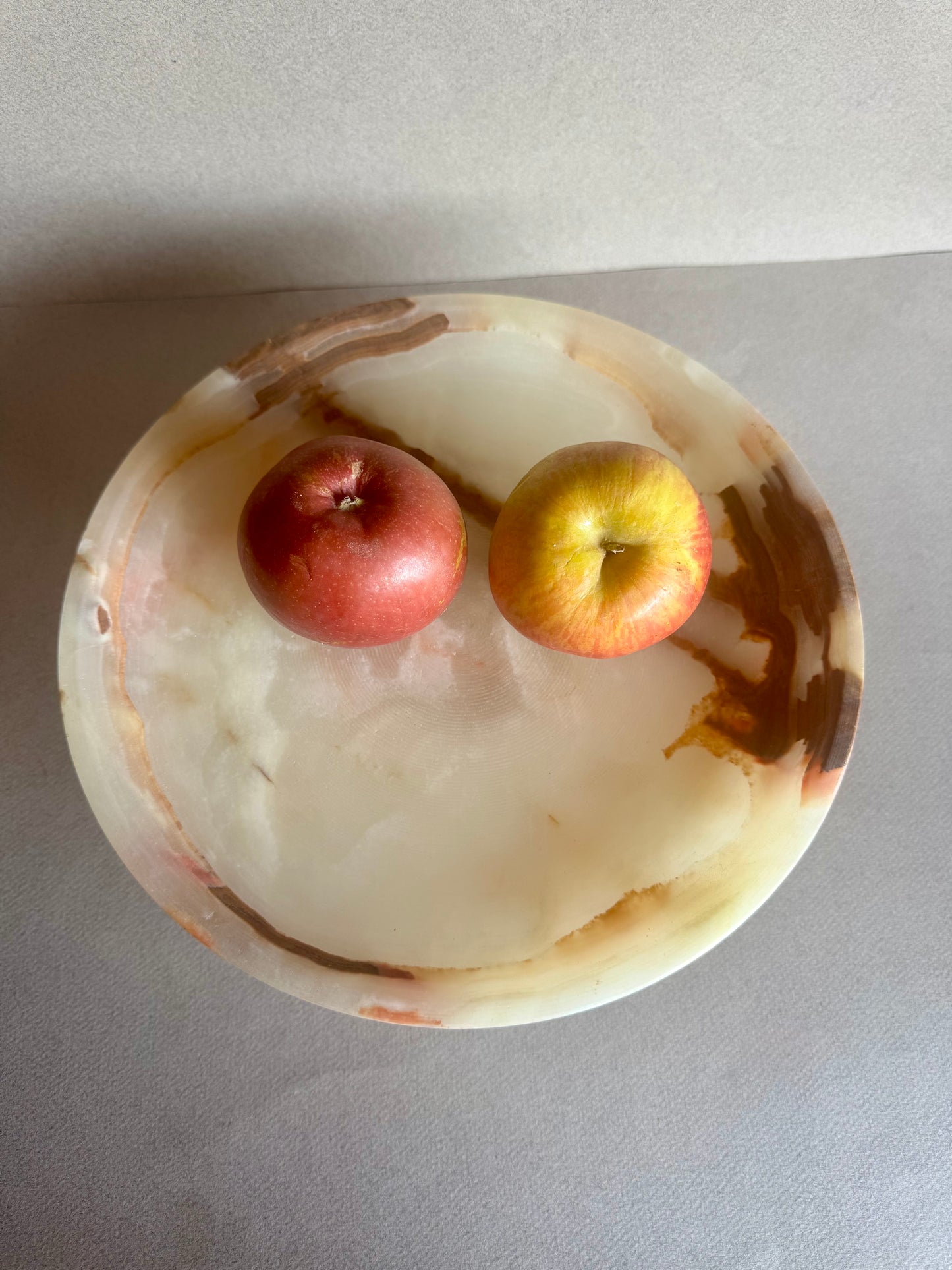 Opal, clay, and sand | SAÉA Centerpiece Pedestal Bowl