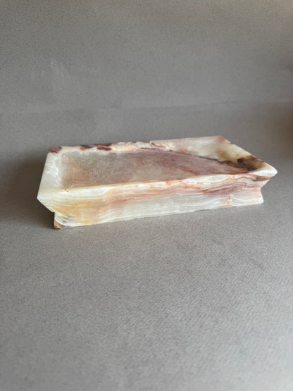 Pink, Cream & Amber | SAÉA Onyx Catchall Tray