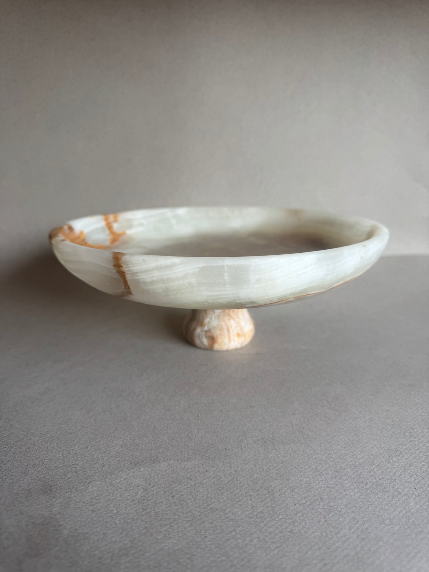 Desert ivory, rust, and blush | SAÉA Centerpiece Pedestal Bowl