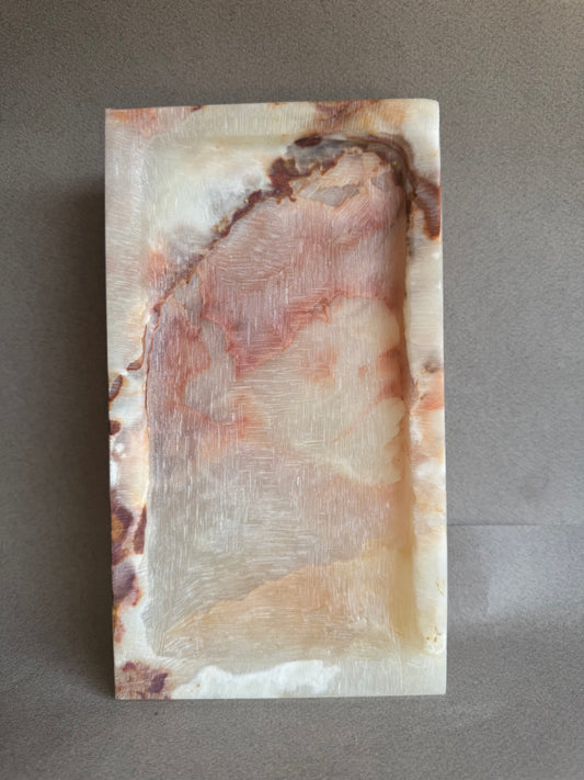 Pink, Cream & Amber | SAÉA Onyx Catchall Tray