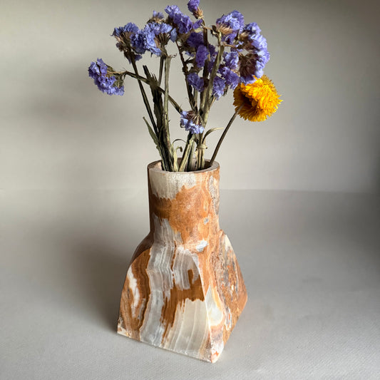 Amber, terracotta, and honey | SAÉA Dune Vase
