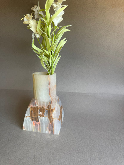 Cream, peach, and clay | SAÉA Dune Vase