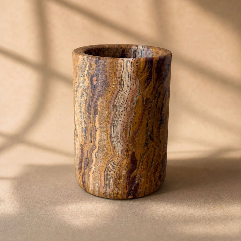 Rust, amber & earth | SAÉA Flat Onyx Vessel