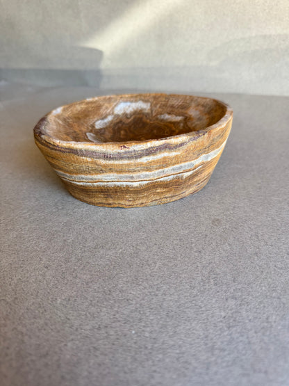 Brown, cream, and amber | SAÉA Catchall Bowl