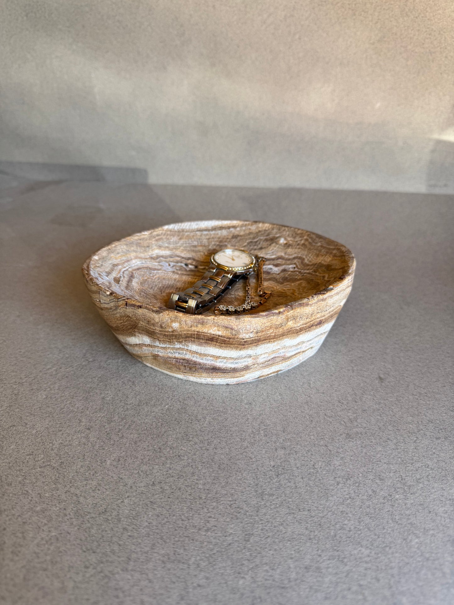 Sand, taupe, and ivory | SAÉA Catchall Bowl