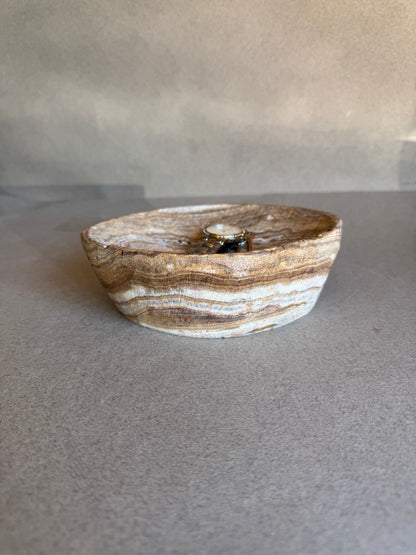 Sand, taupe, and ivory | SAÉA Catchall Bowl
