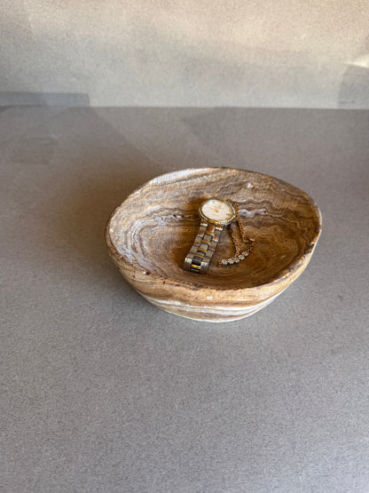 Sand, taupe, and ivory | SAÉA Catchall Bowl