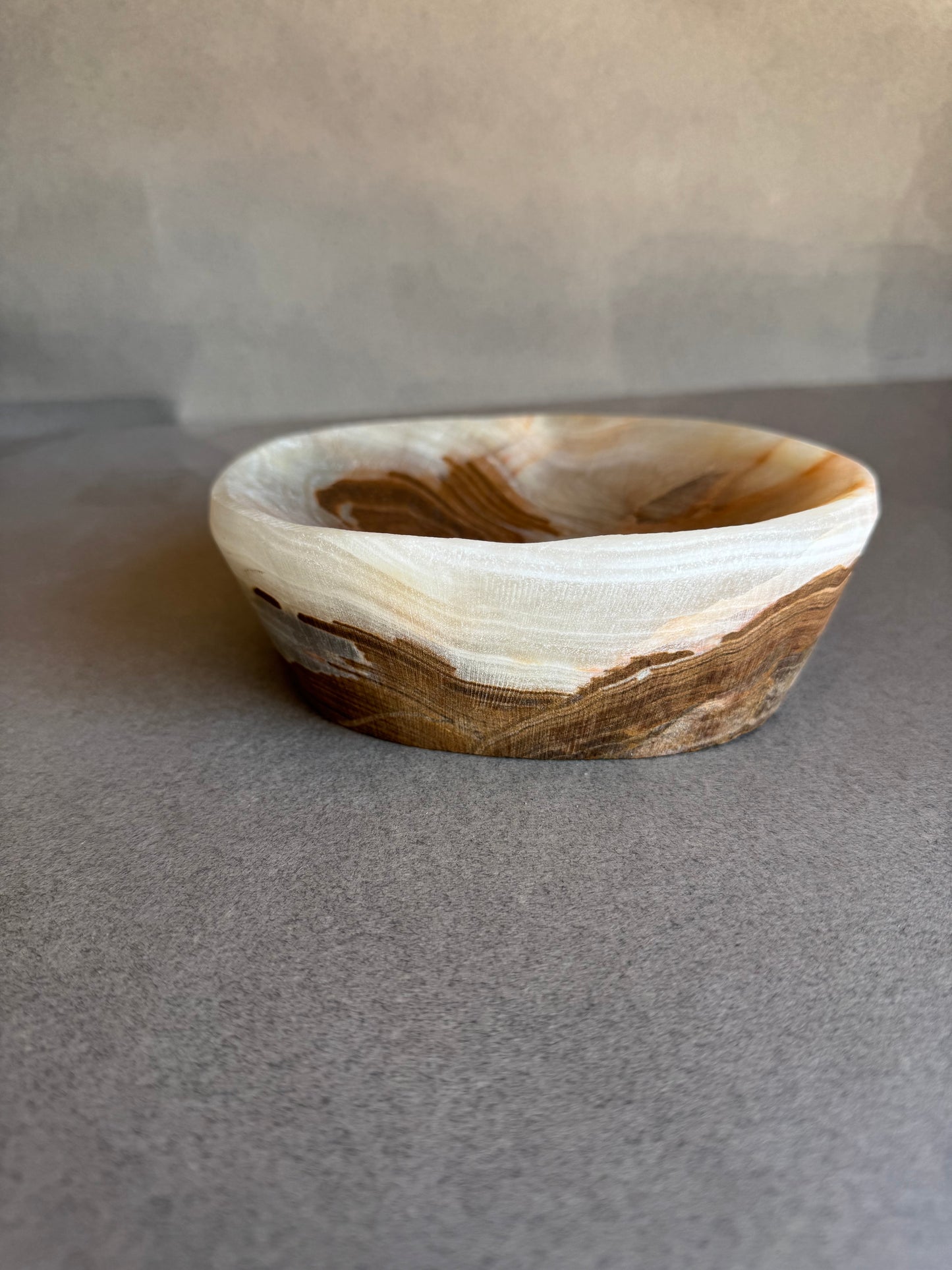 Cream, grey, and golden brown | SAÉA Catchall Bowl