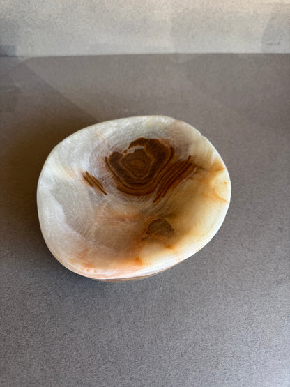 Cream, grey, and golden brown | SAÉA Catchall Bowl