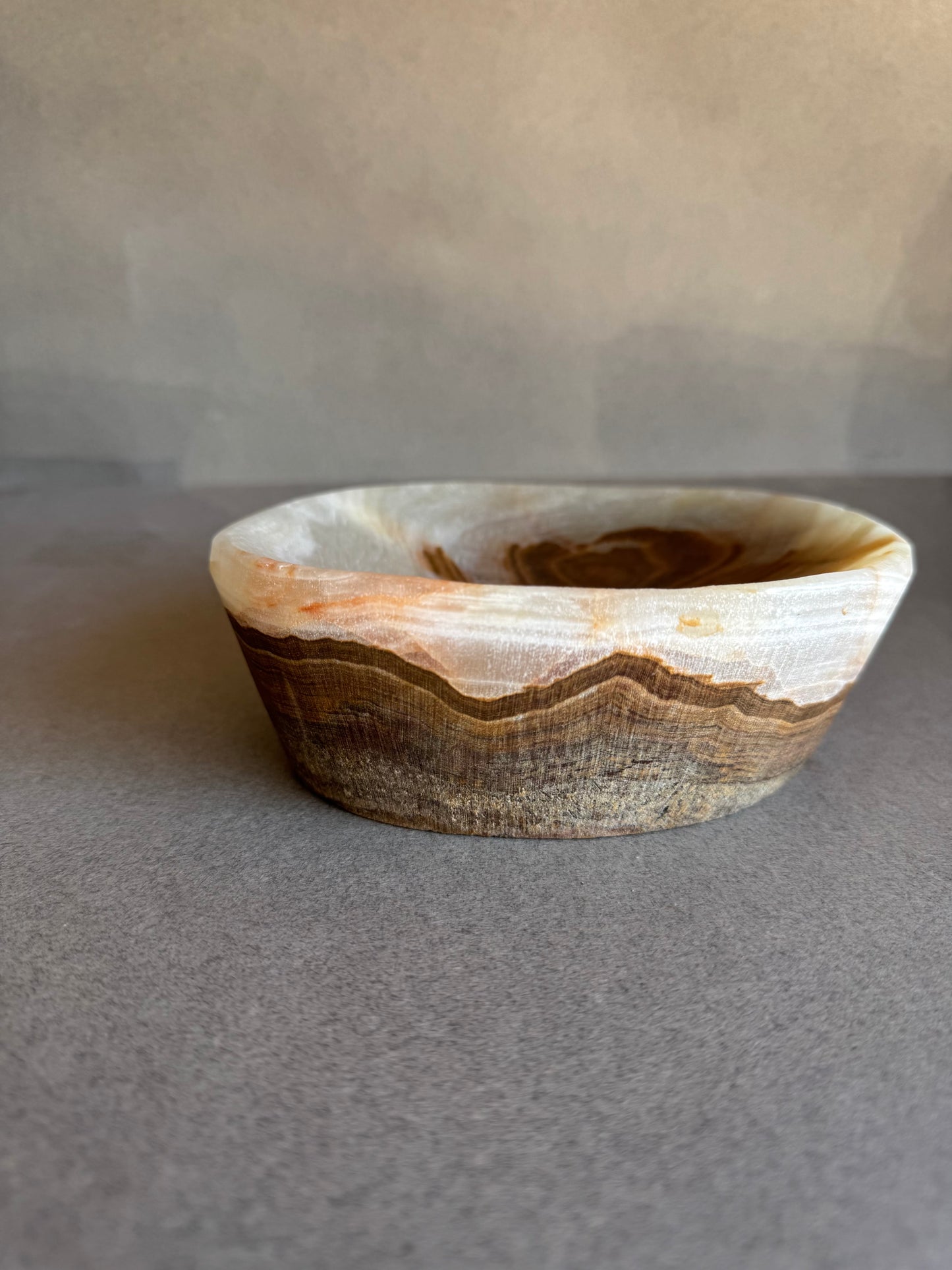 Cream, grey, and golden brown | SAÉA Catchall Bowl