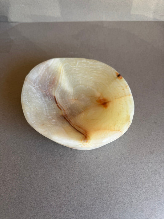 Soft amber and golden cream | SAÉA Catchall Bowl