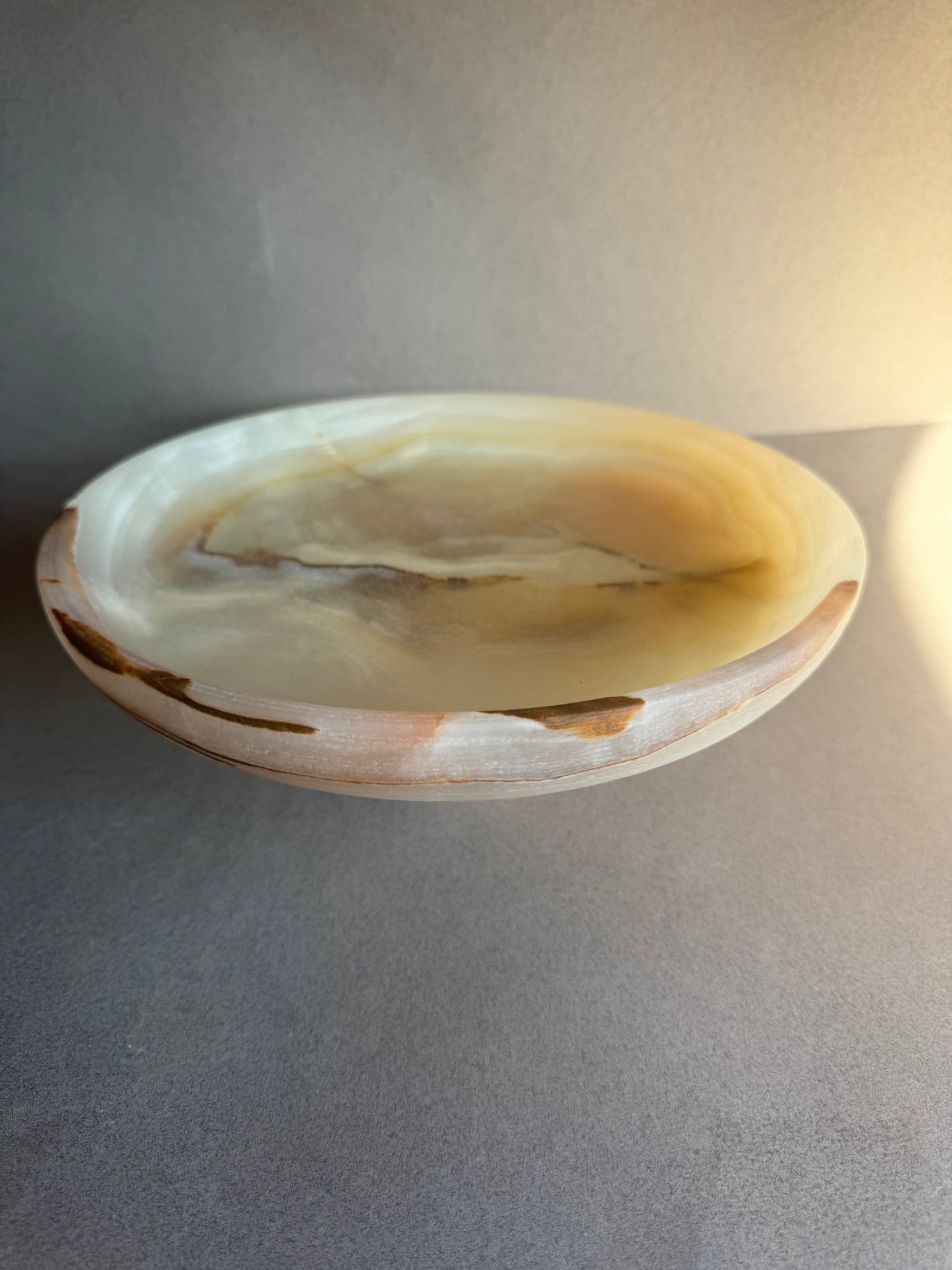 Ivory, caramel, and sand | SAÉA Centerpiece Pedestal Bowl
