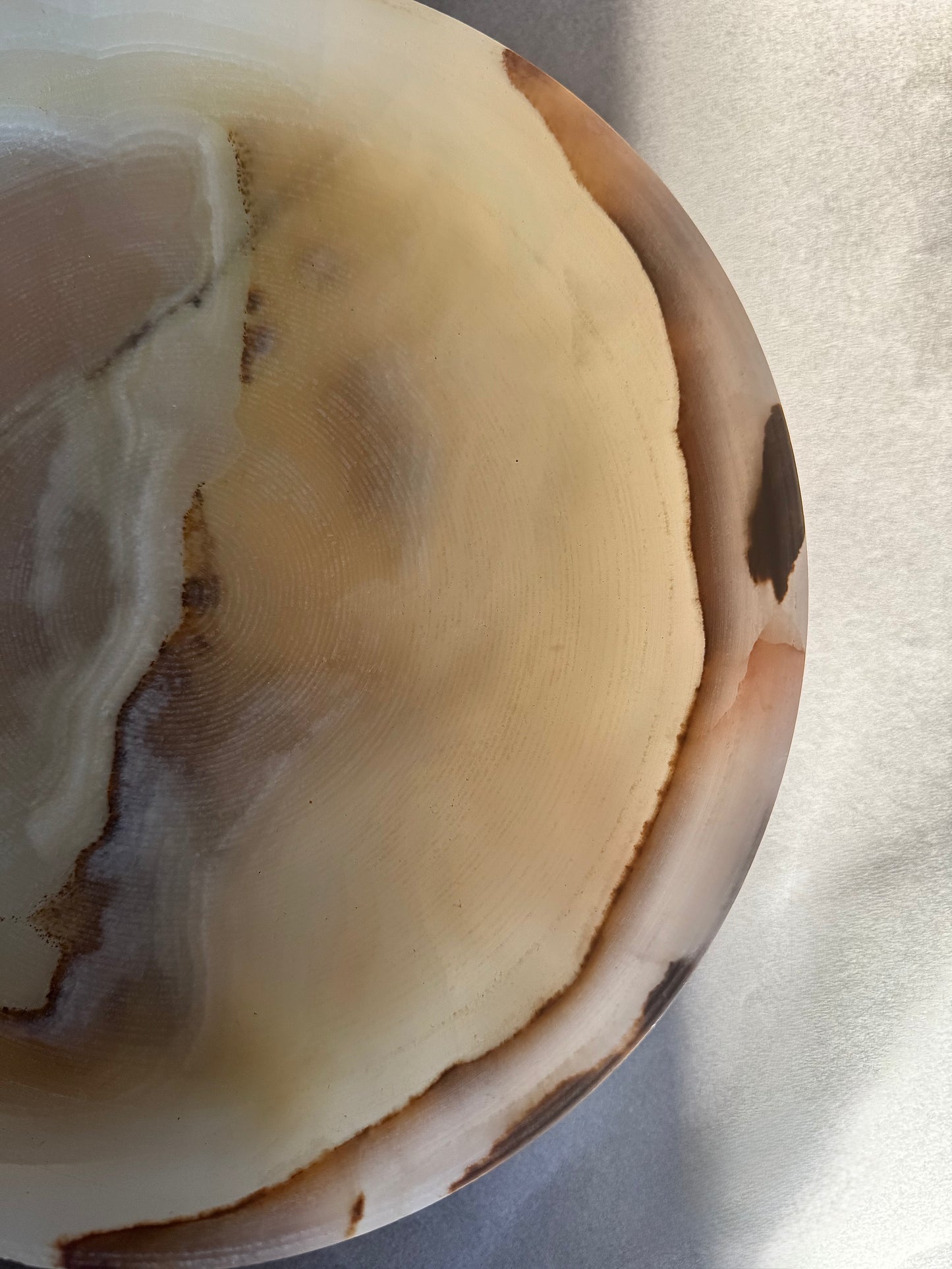 Ivory, caramel, and sand | SAÉA Centerpiece Pedestal Bowl