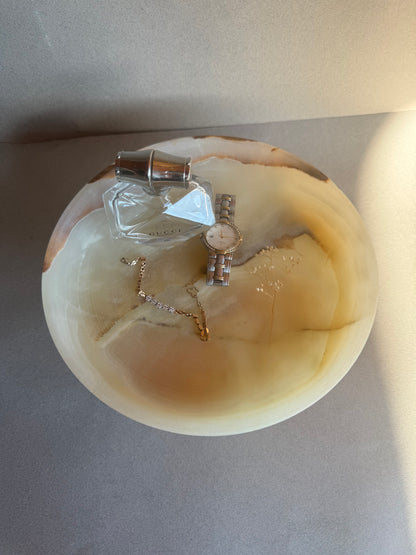 Ivory, caramel, and sand | SAÉA Centerpiece Pedestal Bowl