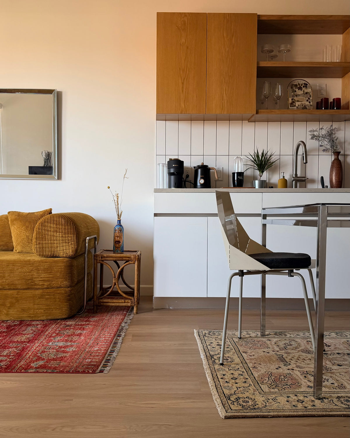 Designed open-plan kitchen and living space