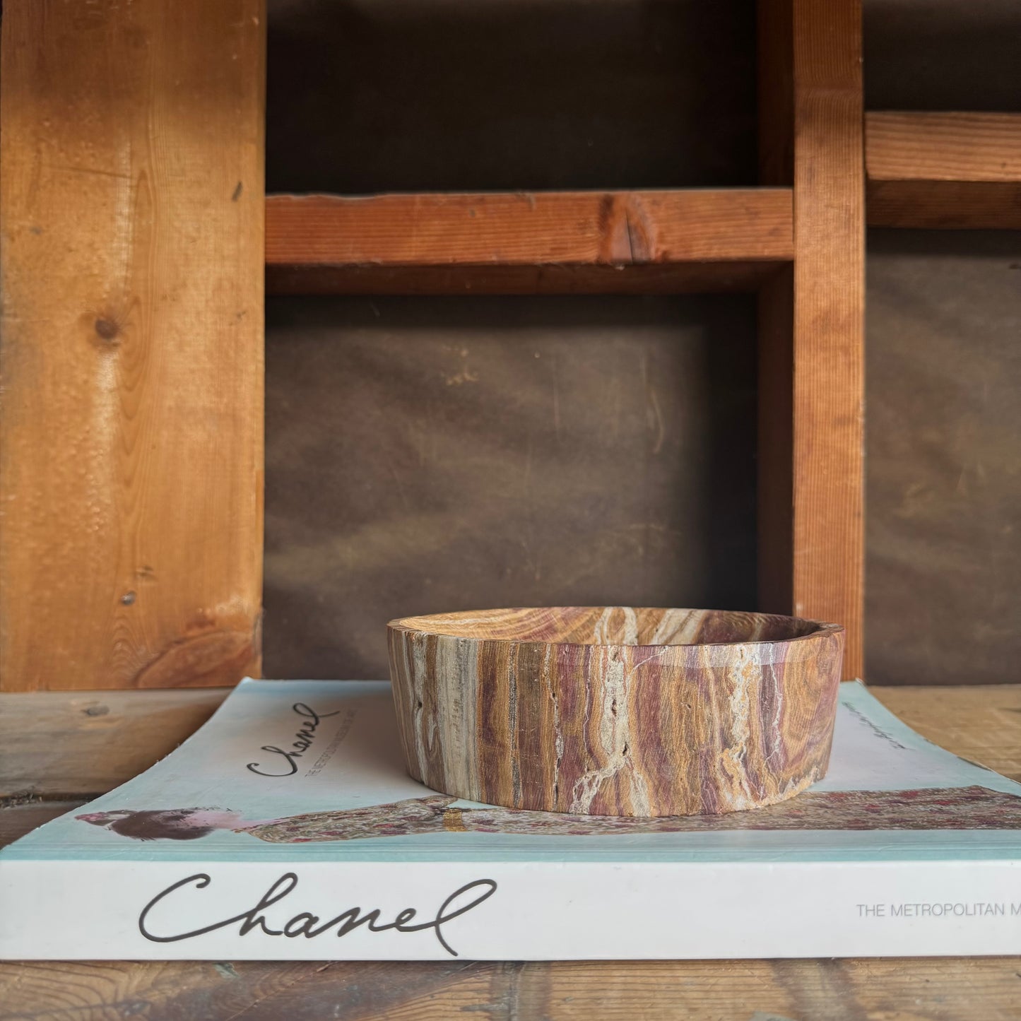 Rosewood, clay, and ivory - SAÉA Catchall Bowl