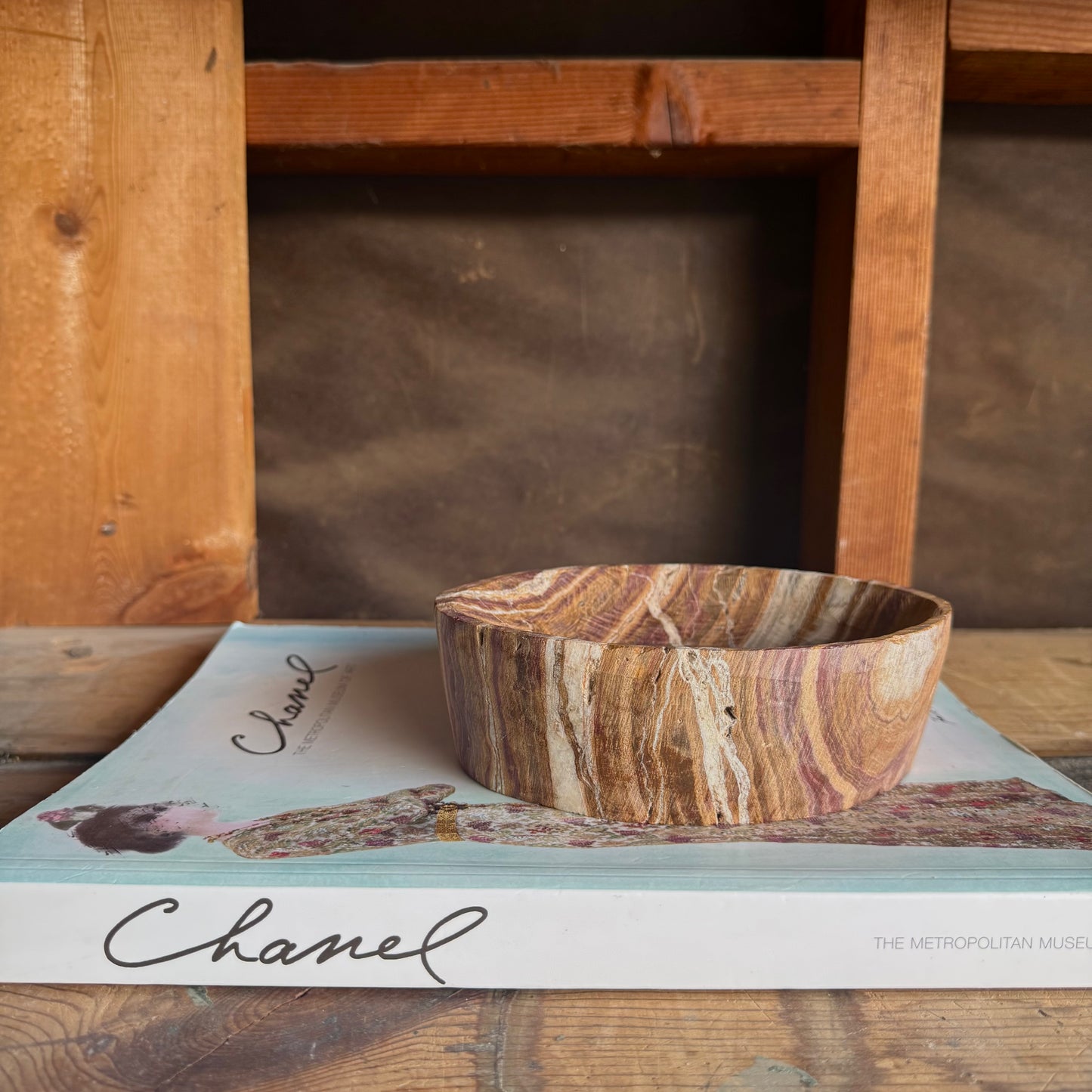 Rosewood, clay, and ivory - SAÉA Catchall Bowl