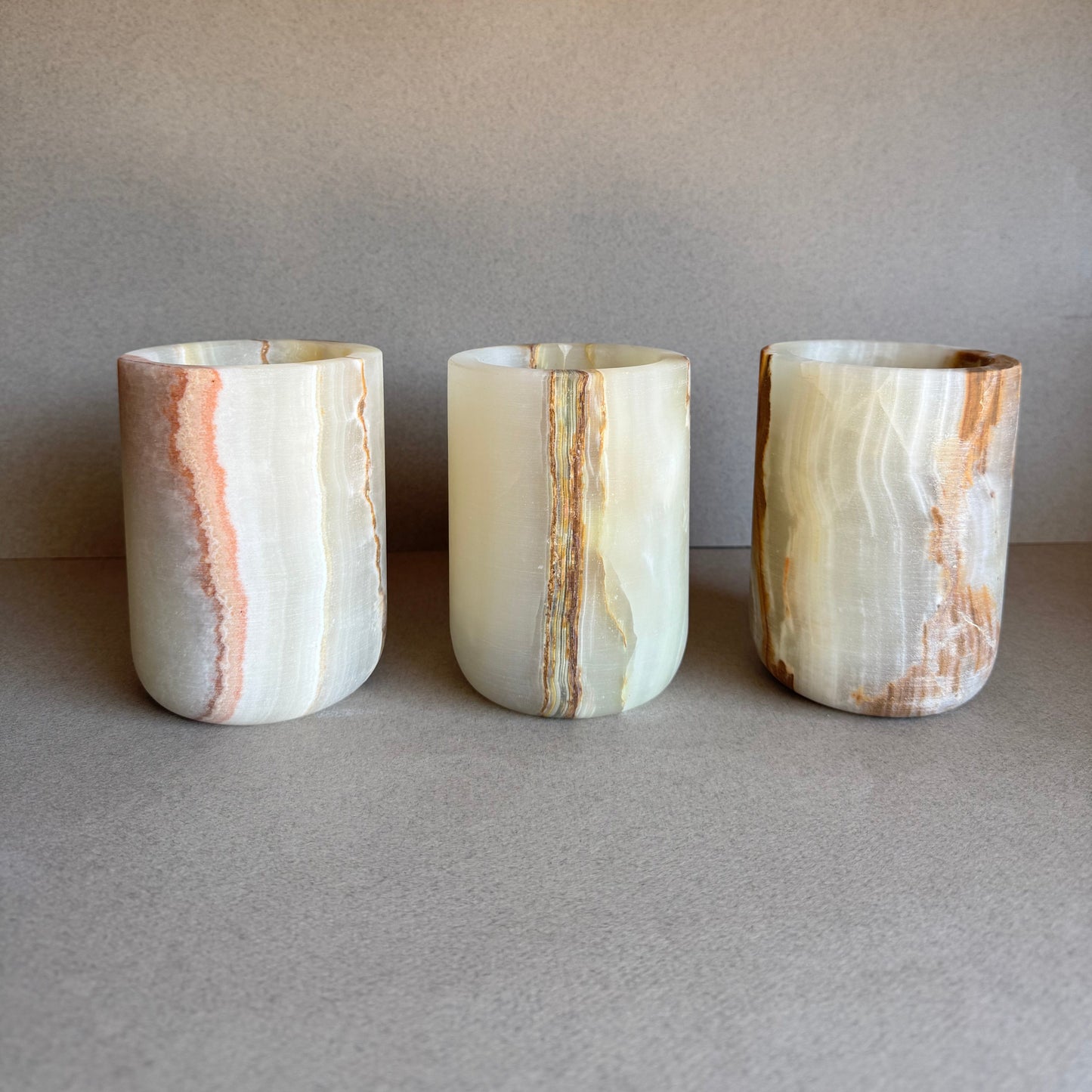 Blush, sandstone, and light | SAÉA Flat Onyx Vessel
