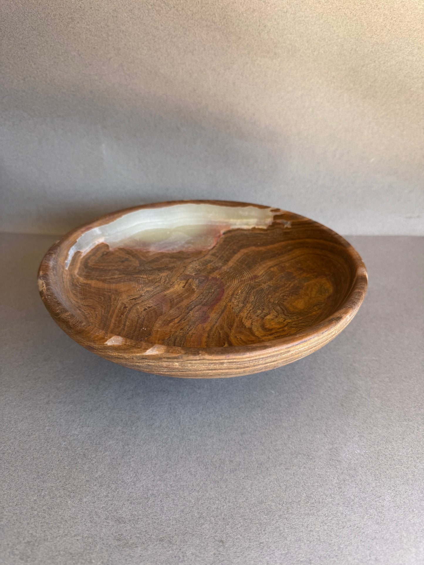 Caramel, cream, and blush | SAÉA Centerpiece Pedestal Bowl