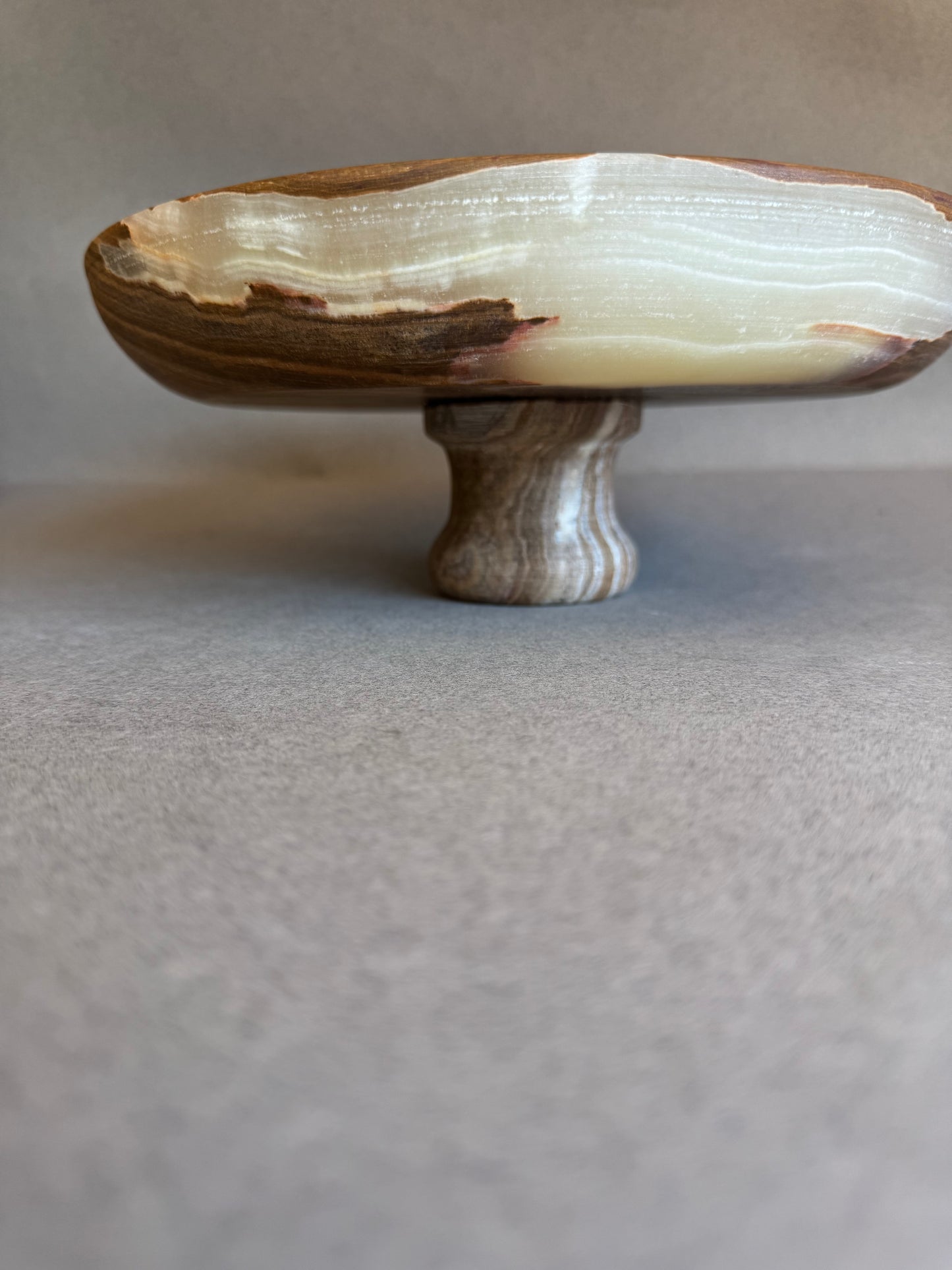 Caramel, cream, and blush | SAÉA Centerpiece Pedestal Bowl