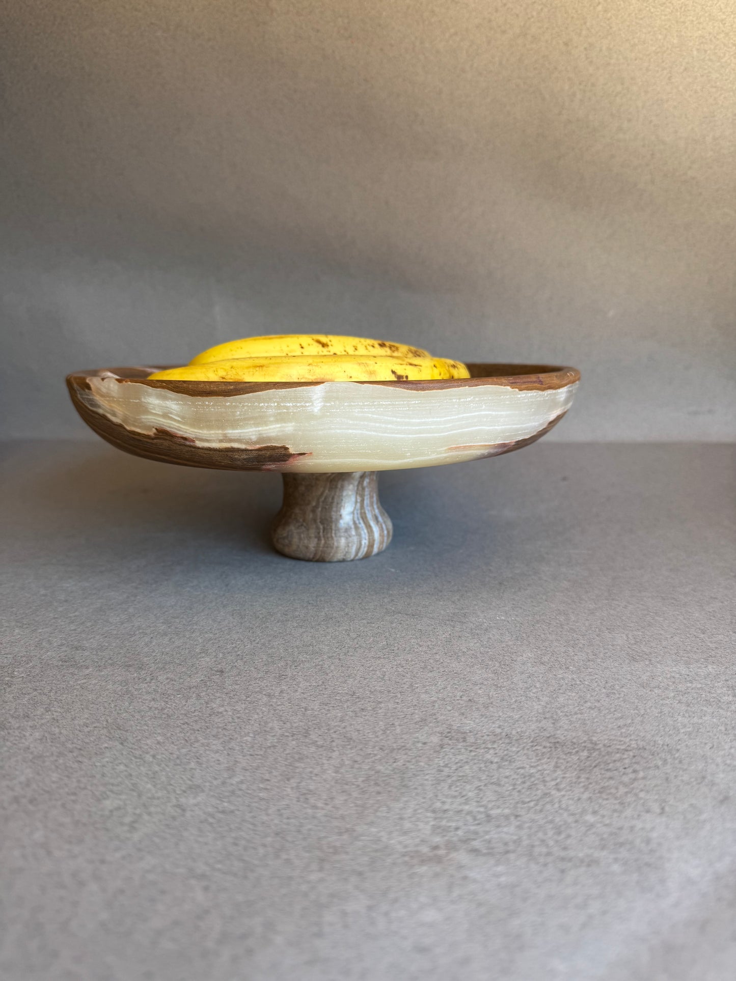 Caramel, cream, and blush | SAÉA Centerpiece Pedestal Bowl