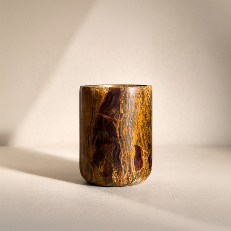 Rust, amber & earth | SAÉA Flat Onyx Vessel