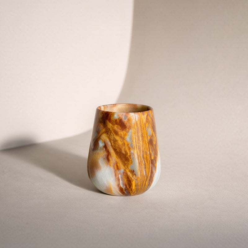 Saffron & sienna | SAÉA Curved Vessel