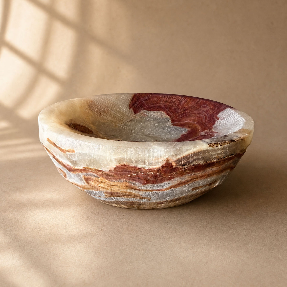 Plum, ash & sienna | SAÉA Raw Edge Onyx Catchall Bowl