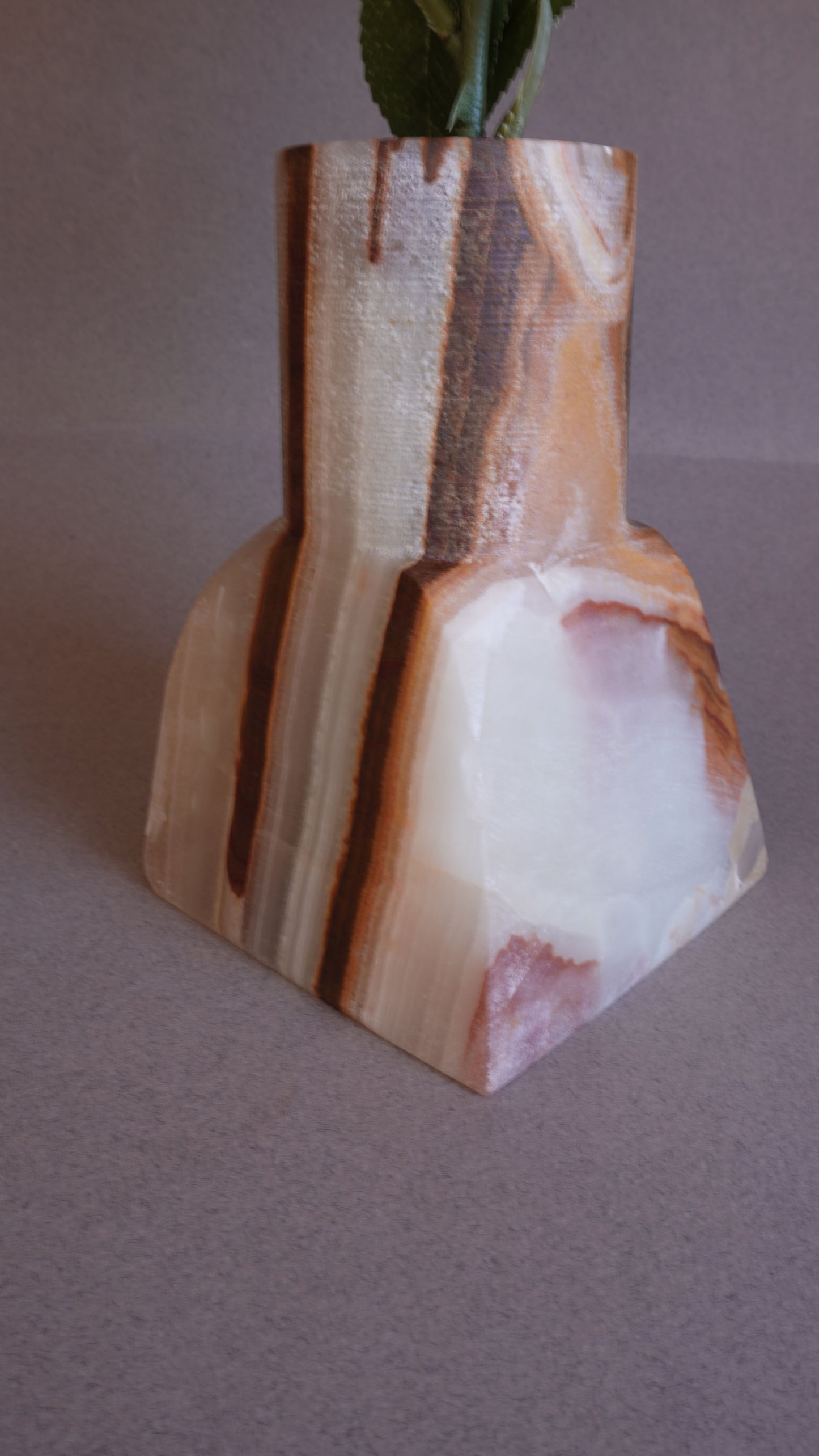 Cream, peach, and clay | SAÉA Dune Vase