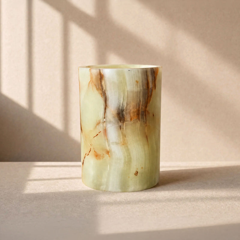 Pistachio, cream & honey | SAÉA Flat Onyx Vessel