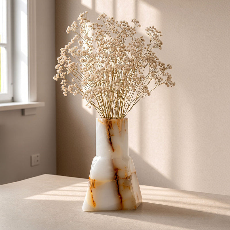 White, amber & rust | SAÉA Dune Vase