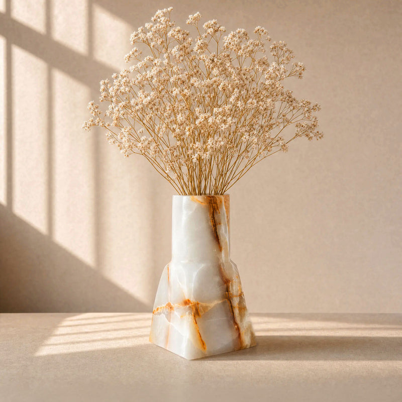 White, amber & rust | SAÉA Dune Vase